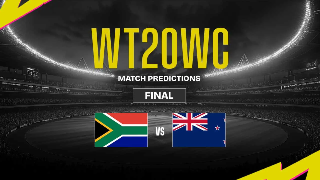 Women's T20 World Cup 2024: Final Match, SA-W vs NZ-W, Match Prediction - Who Will Win Today?