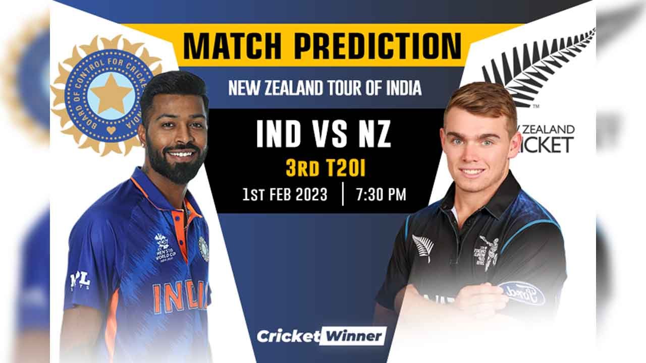 IND vs NZ Match Prediction- Who Will Win Today's Match Between India and New Zealand, 3rd T20I