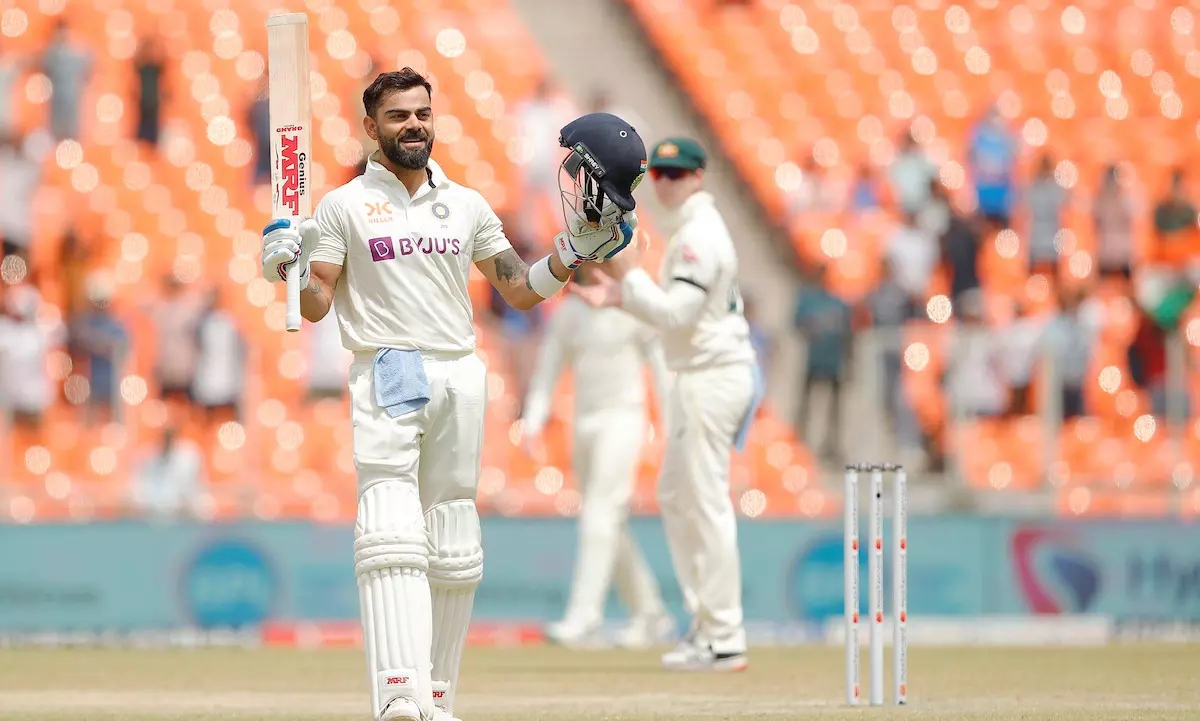 Virat Kohli breaks Test century drought after a 3 year wait
