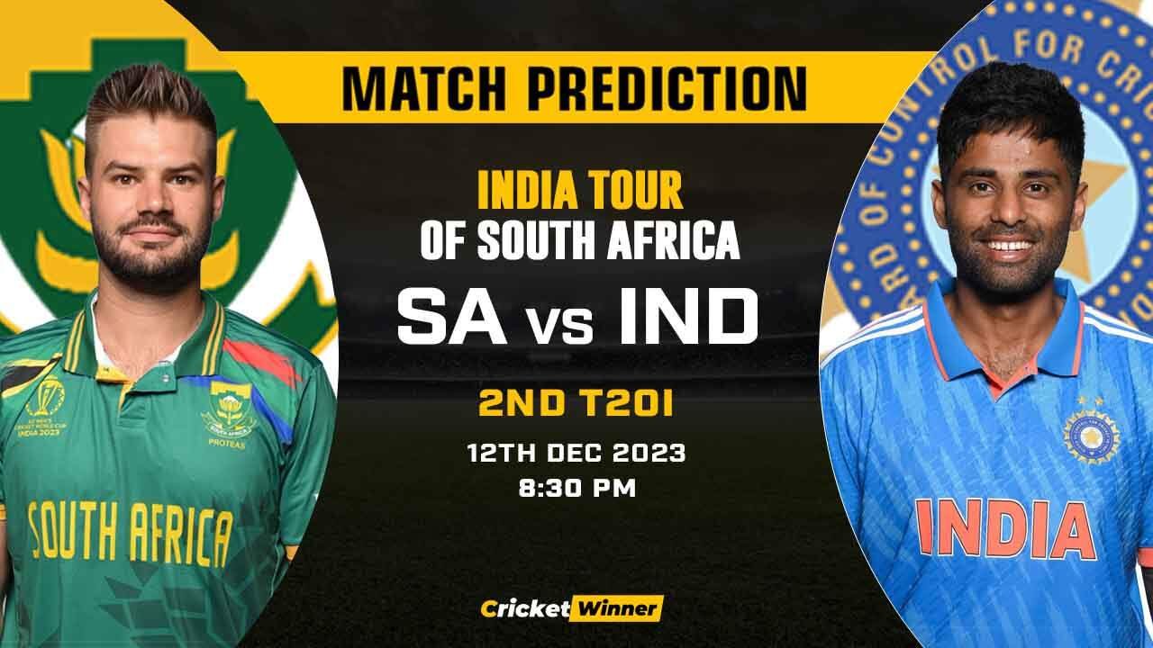 SA vs IND 2nd T20I Match Prediction- Who Will Win Today's Match Between South Africa and India