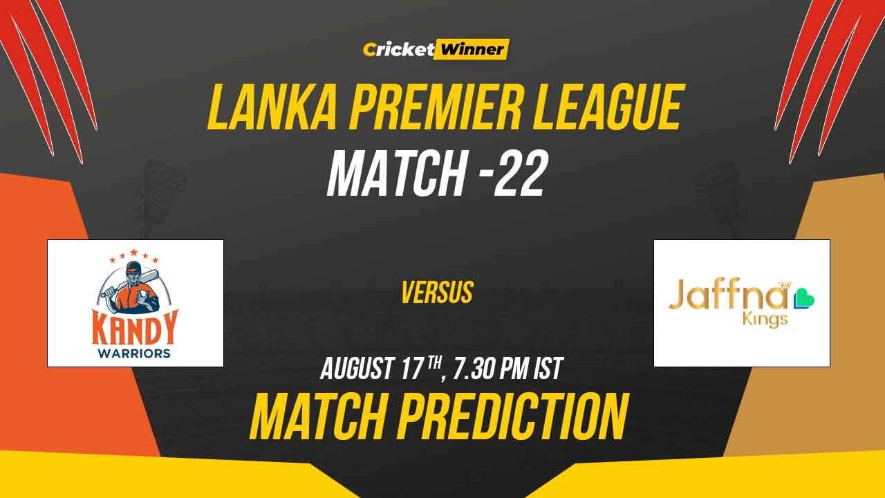 BLK vs JK Match Prediction- Who Will Win Today’s LPL Match Between B-Love Kandy and Jaffna Kings, LPL 2023, Eliminator