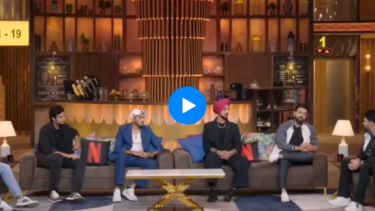 Rohit Sharma & Team on Netflix Kapil sharma show 