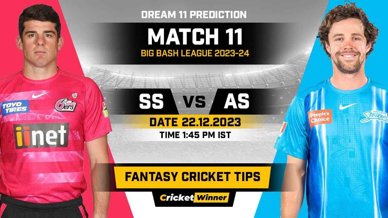 SIX vs STR Dream11 Prediction, Fantasy Cricket Tips, Probable Playing XI, Pitch Report & Injury Updates For 11th Match