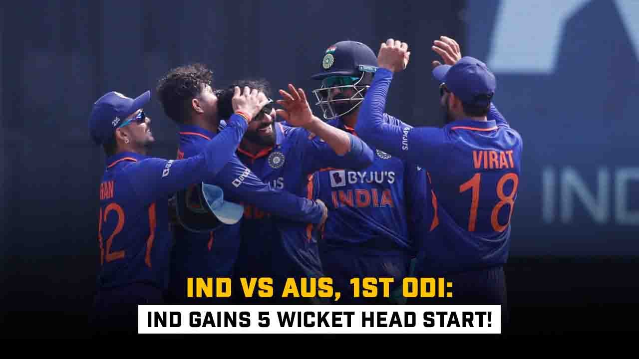 IND vs AUS: India Stuns Australia with Impressive Victory in 1st ODI, Led by KL Rahul's Half-Century and Ravindra Jadeja's Fiery Finish!