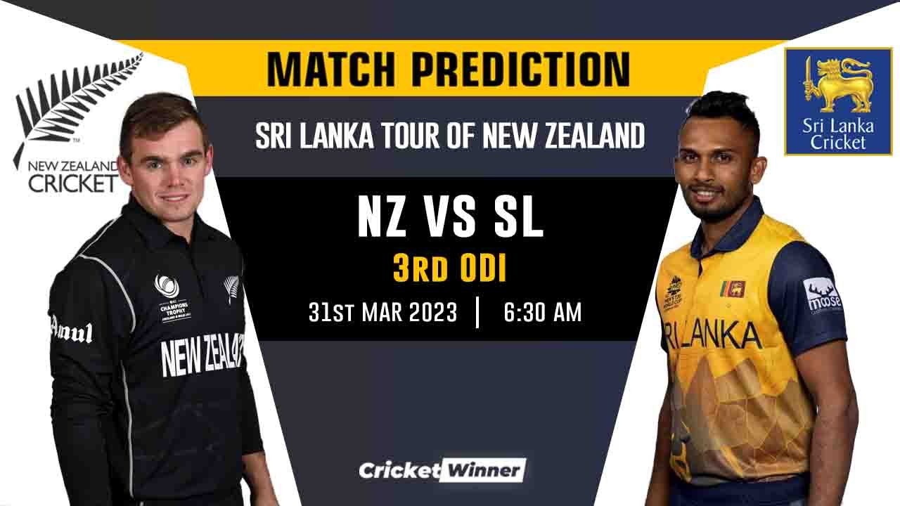 NZ vs SL, 3rd ODI Match Prediction- Who Will Win Today's ODI Match Between New Zealand and Sri Lanka?