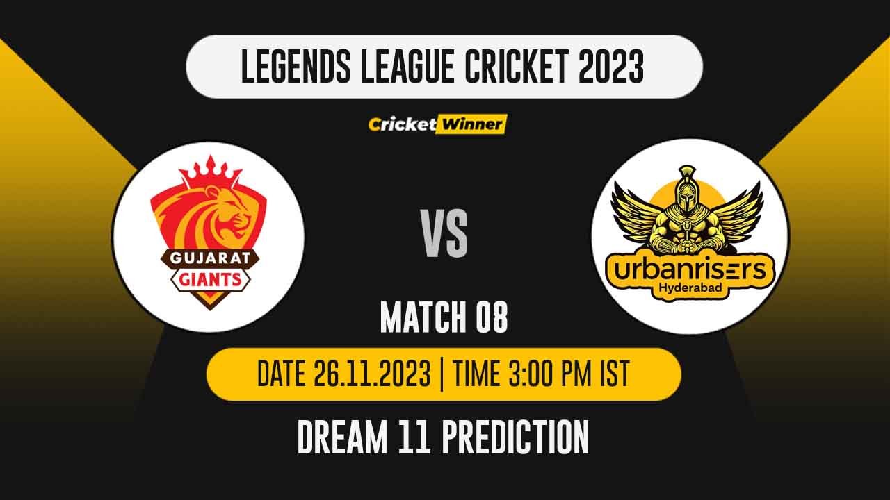 GGT vs URH Dream11 Prediction, Fantasy Cricket Tips, Probable Playing XI, Pitch Report & Injury Updates For 8th Match