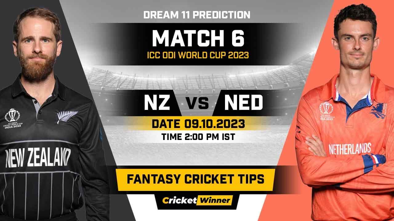 NZ vs NED Dream11 Prediction, Fantasy Cricket Tips, Probable Playing XI, Pitch Report & Injury Updates For 6th Match