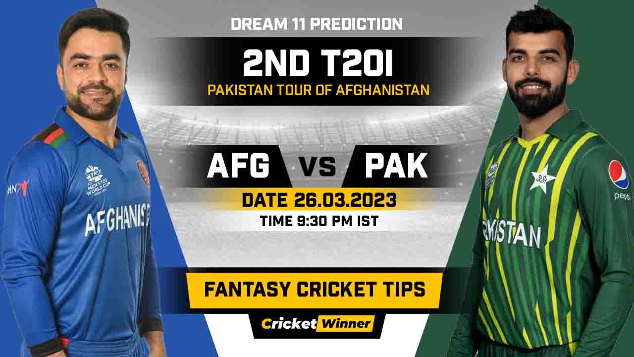 AFG vs PAK Dream11 Prediction, Fantasy Cricket Tips, Probable Playing XI, Pitch Report & Injury Updates For 2nd T20I