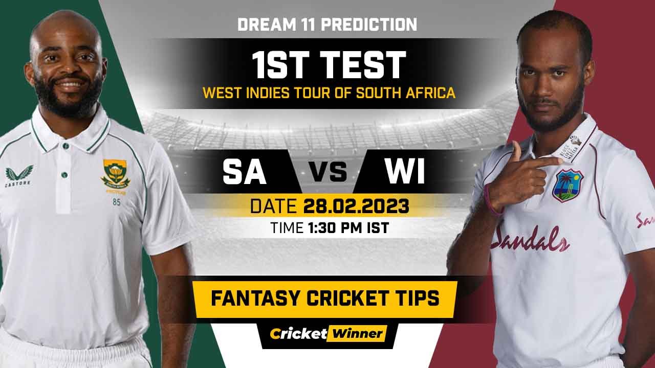 SA vs WI Dream11 Prediction, Fantasy Cricket Tips, Probable Playing XI, Pitch Report & Injury Updates For 1st Test