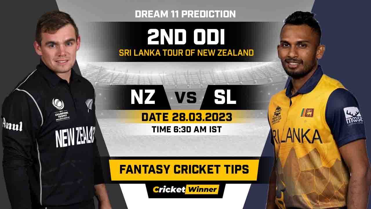 NZ vs SL Dream11 Prediction, Fantasy Cricket Tips, Probable Playing XI, Pitch Report & Injury Updates For 2nd ODI