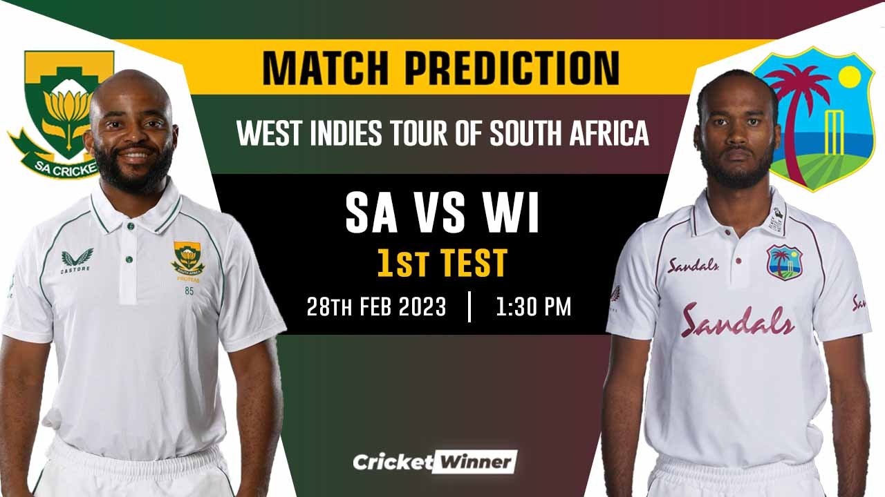 WTC 2023: SA vs WI 1st Test Match Prediction- Who Will Win the Test Match Between South Africa and West Indies?