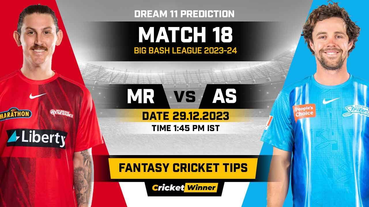REN vs STR Dream11 Prediction, Fantasy Cricket Tips, Probable Playing XI, Pitch Report & Injury Updates For 18th Match