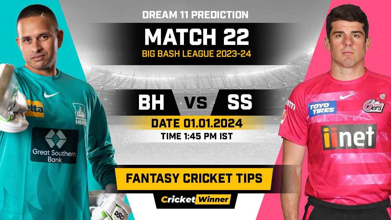 HEA vs SIX Dream11 Prediction, Fantasy Cricket Tips, Probable Playing XI, Pitch Report & Injury Updates For 22nd Match