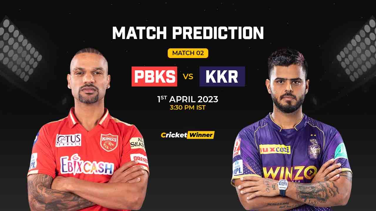 PBKS vs KKR Match Prediction- Who Will Win Today’s IPL Match Between Punjab Kings vs Kolkata Knight Riders, IPL 2023, Match 2