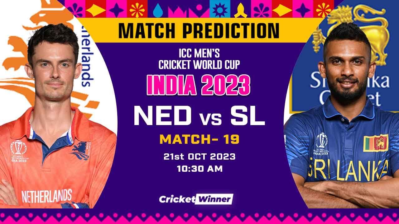 NED vs SL Match Prediction- Who Will Win Today’s World Cup Match Between Netherlands and Sri Lanka, World Cup, 19th Match