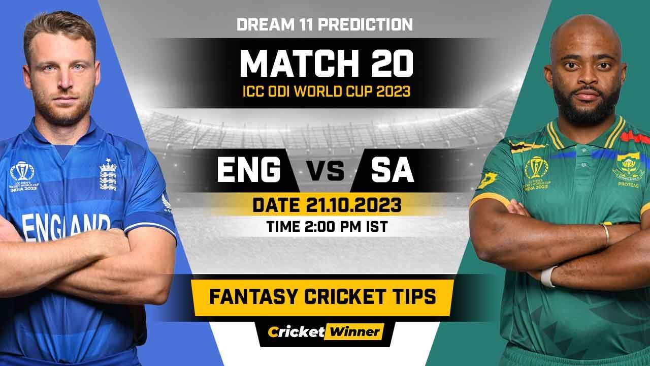 SA vs ENG Dream11 Prediction, Fantasy Cricket Tips, Probable Playing XI, Pitch Report & Injury Updates For 20th Match