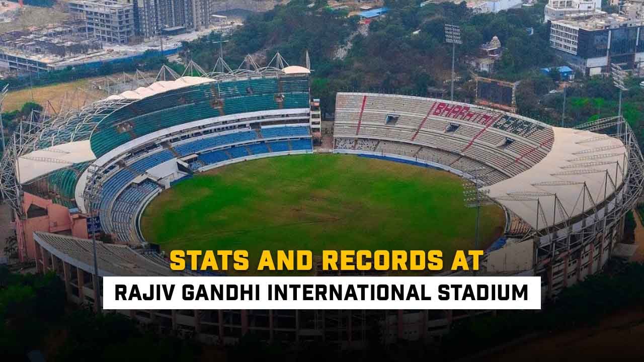 Stats and Records at Rajiv Gandhi International Stadium - Cricket Winner