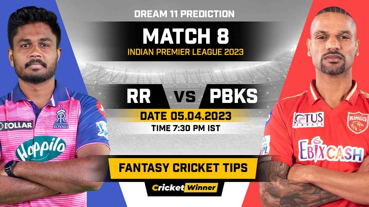 RR vs PBKS Dream11 Prediction, Fantasy Cricket Tips, Probable Playing XI, Pitch Report & Injury Updates For 8th Match