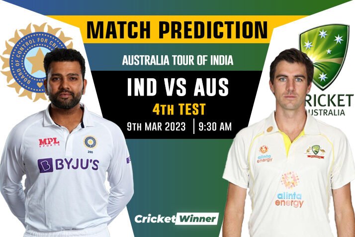 Border Gavaskar Trophy: 4th Test, IND vs AUS Match Prediction- Who Will Win the 4th Test Between India and Australia?
