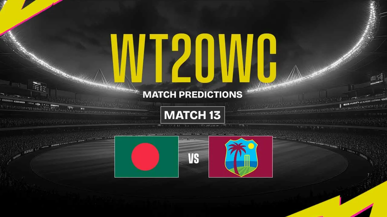 Women's T20 World Cup 2024: 13th Match, BAN-W vs WI-W, Match Prediction - Who Will Win Today?