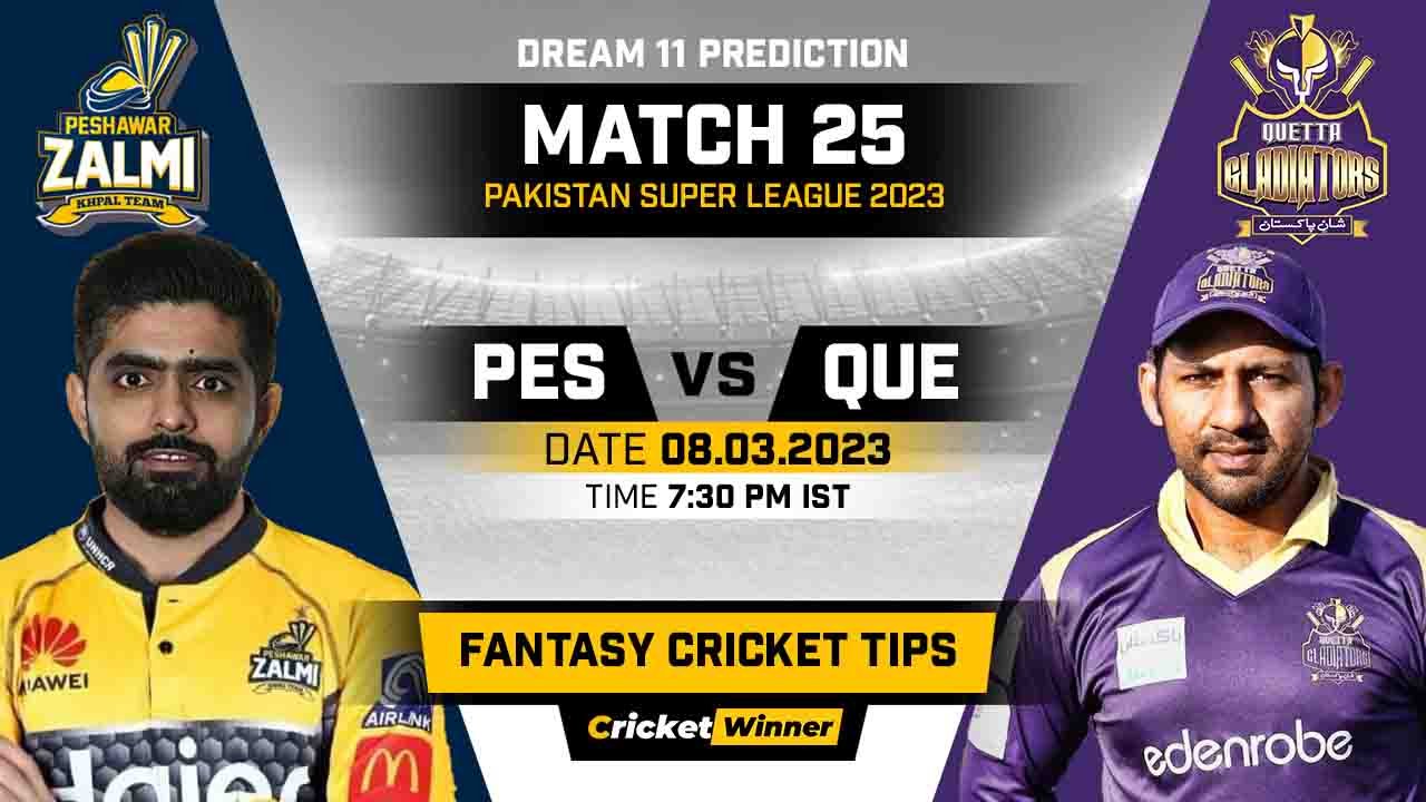 PES vs QUE Dream11 Prediction, Fantasy Cricket Tips, Probable Playing XI, Pitch Report & Injury Updates For 25th Match