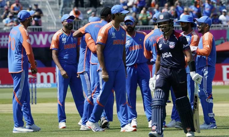 T20 World Cup 2024, USA vs India: Arshdeep strikes twice in first over, USA at 18/2 after powerplay - Cricket Winner
