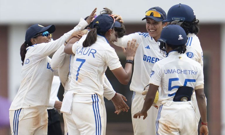 India-W vs South Africa-W: Sneh Rana picks 10 wickets as India Women beat South Africa Women by 10 wickets