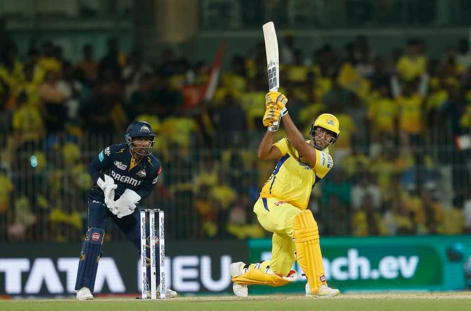 IPL 2024: Shivam Dube Power CSK to 206 Before Fast Bowlers Seal Victory Over Titans