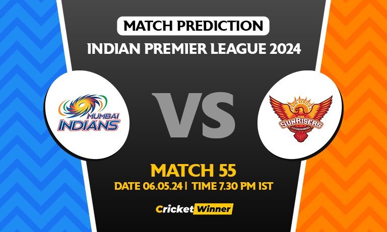 IPL 2024: Match 54, MI vs SRH Today Match Prediction - Who will win today's IPL match?