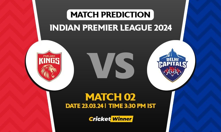 IPL 2024: 2nd Match, PBKS vs DC Today Match Prediction - Who will win today's IPL match Between Punjab Kings and Delhi Capitals
