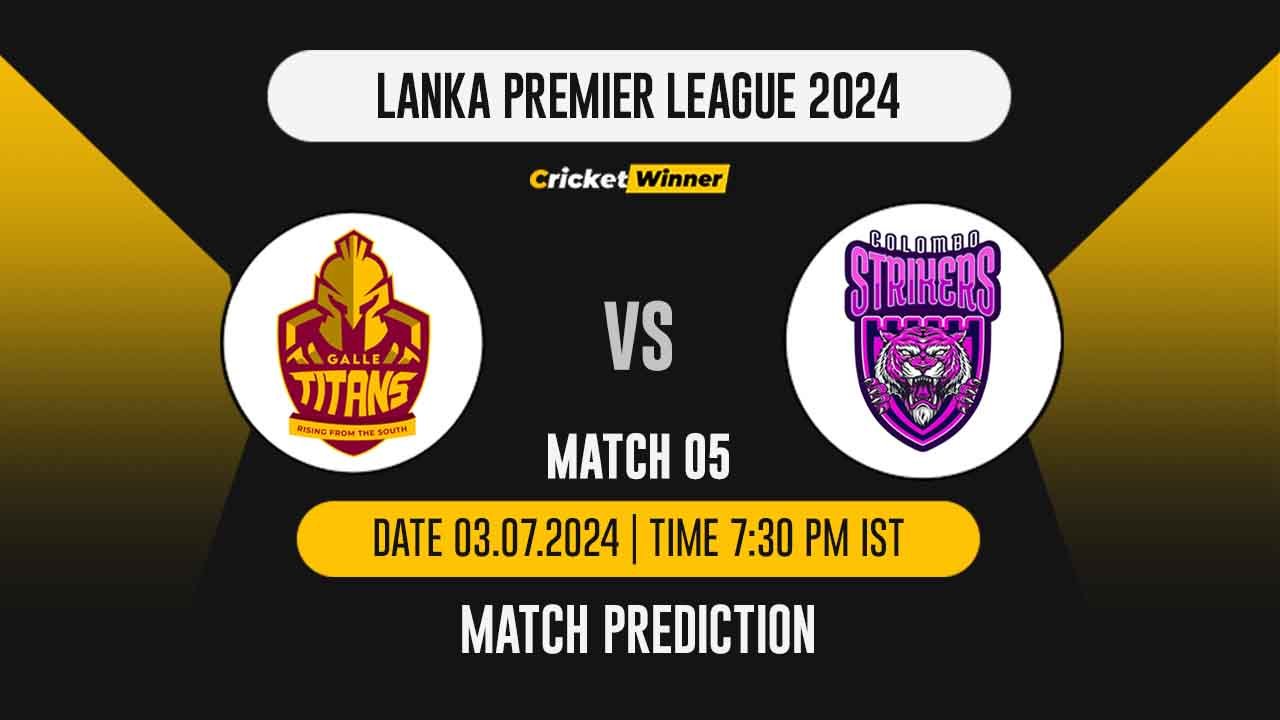 LPL 2024: 5th Match, GM vs CLS Today Match Prediction - who will win today's match between Galle Marvels and Colombo Strikers