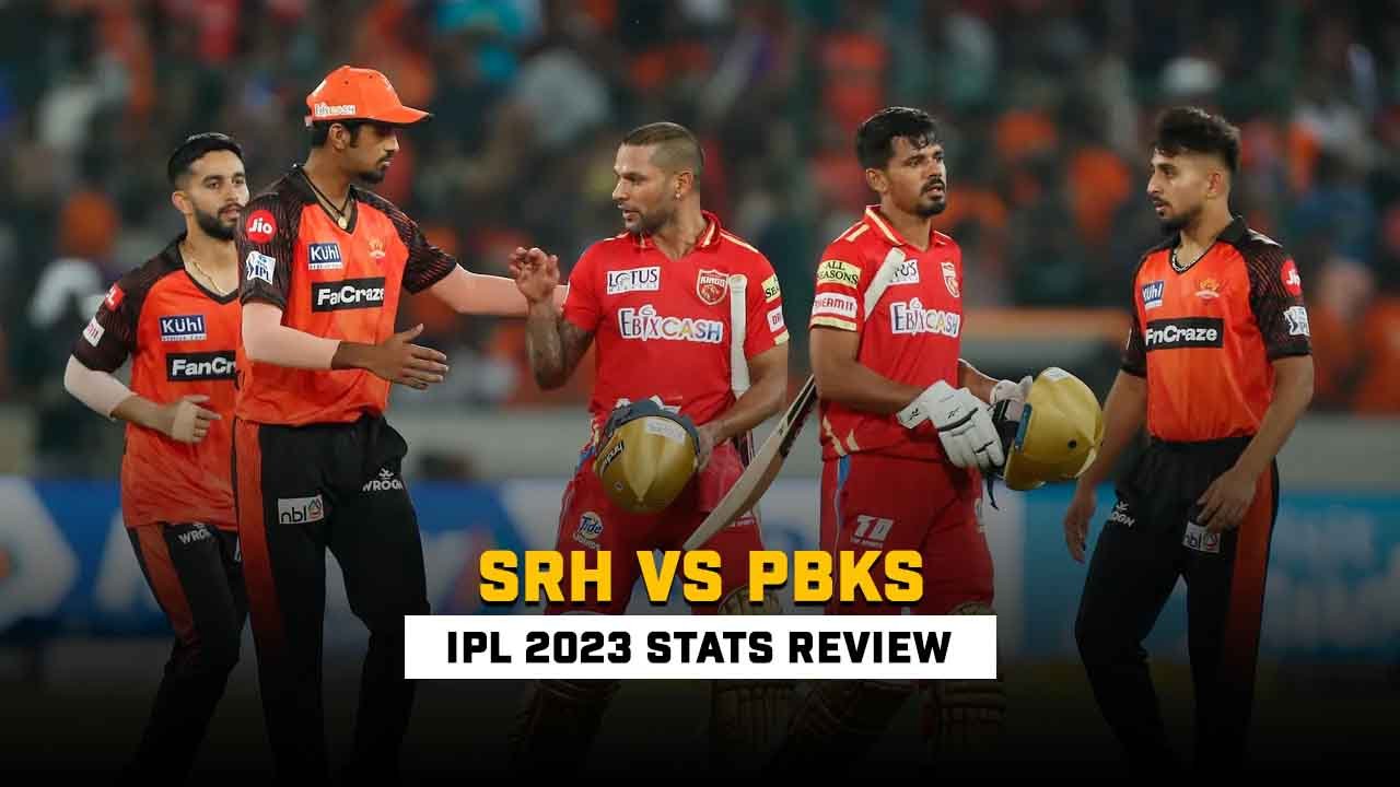 Statistical Analysis of The 14th Game of IPL 2023 Between SRH and PBKS