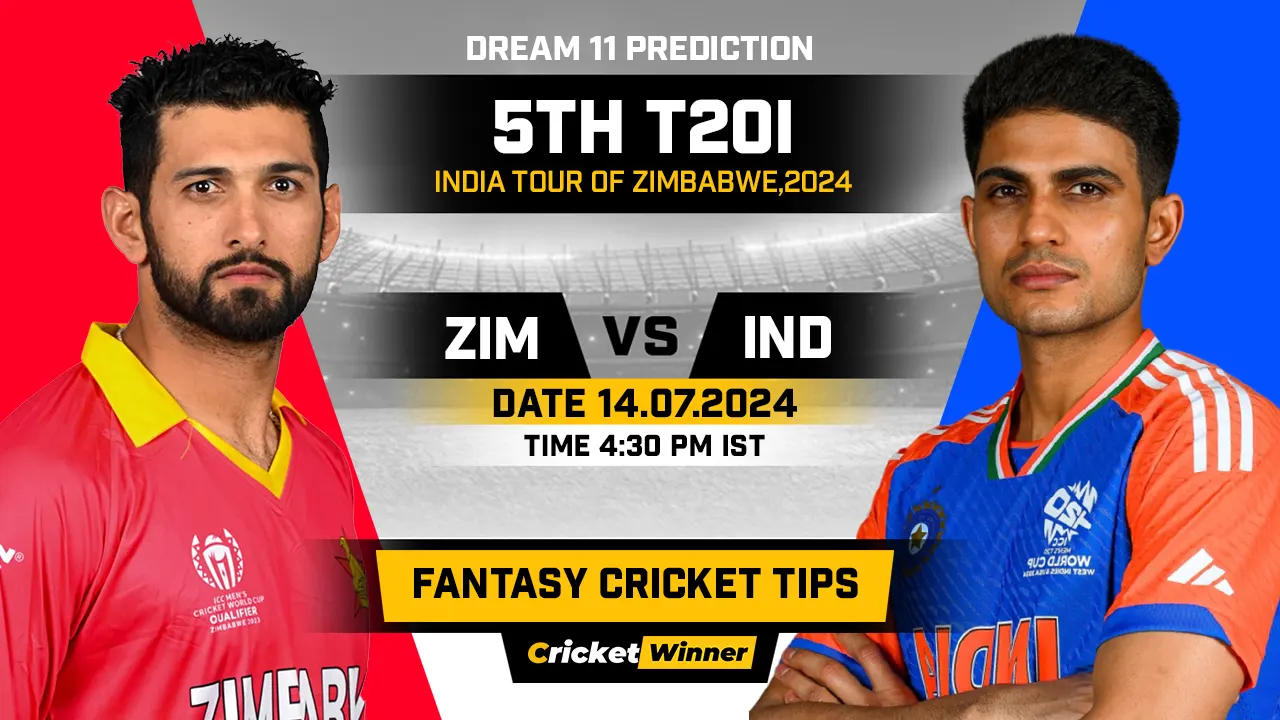 ZIM vs IND Dream11 Prediction, Fantasy Cricket Tips, Probable Playing XI, Pitch Report & Injury Updates For 5th T20I Match