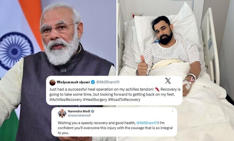 Prime Minister wishes Shami a speedy recovery following surgery