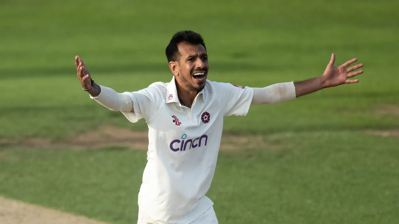 Chahal records best bowling figures in first-class career in England