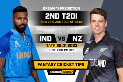 IND vs NZ Dream11 Prediction, Fantasy Cricket Tips, Probable Playing XI, Pitch Report & Injury Updates For 2nd T20i