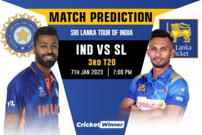 IND vs SL Match Prediction- Who Will Win Today's Match Between India and Sri Lanka, 3rd T20I?
