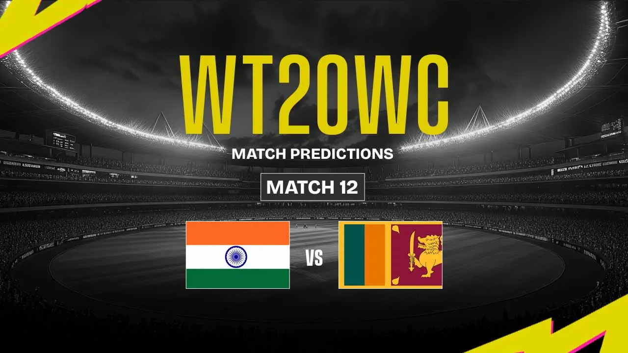 Women's T20 World Cup 2024: 12th Match, IND-W vs SL-W, Match Prediction - Who Will Win Today?