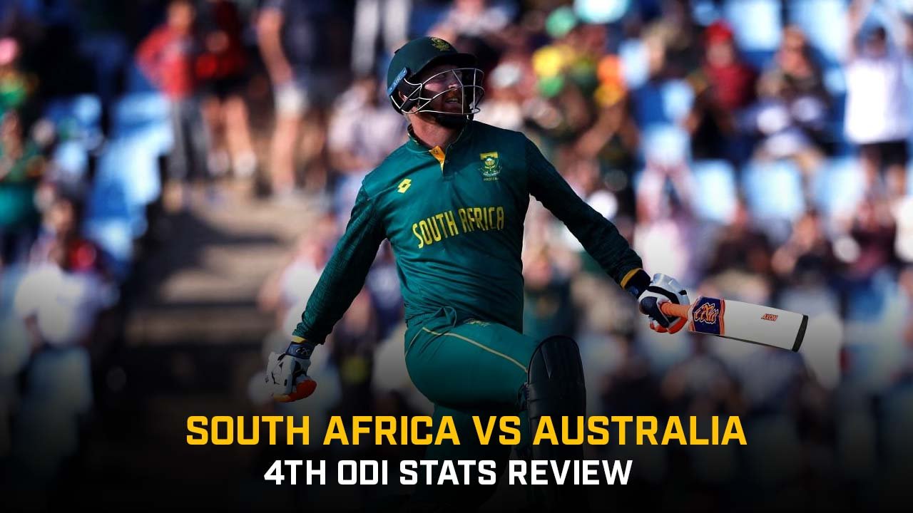 South Africa vs Australia 4th ODI Stats Review - Cricket Winner