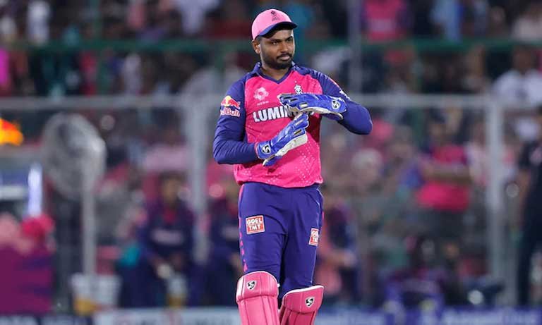 Sanju Samson fined for dissent post tight boundary catch by hope