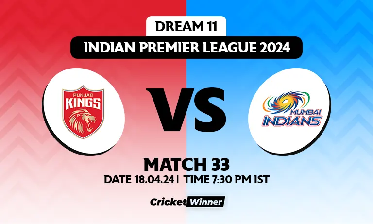 PBKS vs MI Dream11 Prediction, Fantasy Cricket Tips, Probable Playing XI, Pitch Report & Injury Updates For 33th Match