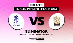 RR vs RCB Dream11 Prediction, Fantasy Cricket Tips, Probable Playing XI, Pitch Report & Injury Updates For Eliminator Match