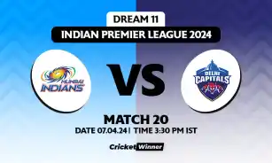 MI vs DC Dream11 Prediction, Fantasy Cricket Tips, Probable Playing XI, Pitch Report &amp; Injury Updates For 20th Match