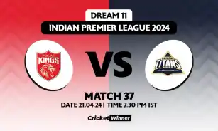 PBKS vs GT Dream11 Prediction, Fantasy Cricket Tips, Probable Playing XI, Pitch Report & Injury Updates For 37th Match