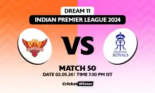 SRH vs RR Dream11 Prediction, Fantasy Cricket Tips, Probable Playing XI, Pitch Report & Injury Updates For 50th Match