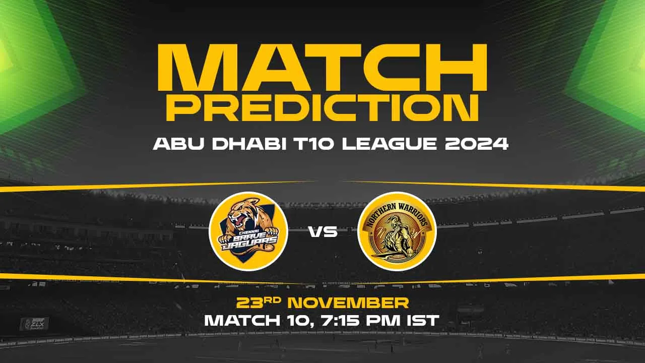 Abu Dhabi T10: 10th Match, CB vs NW, Match Prediction - Who Will Win Today?
