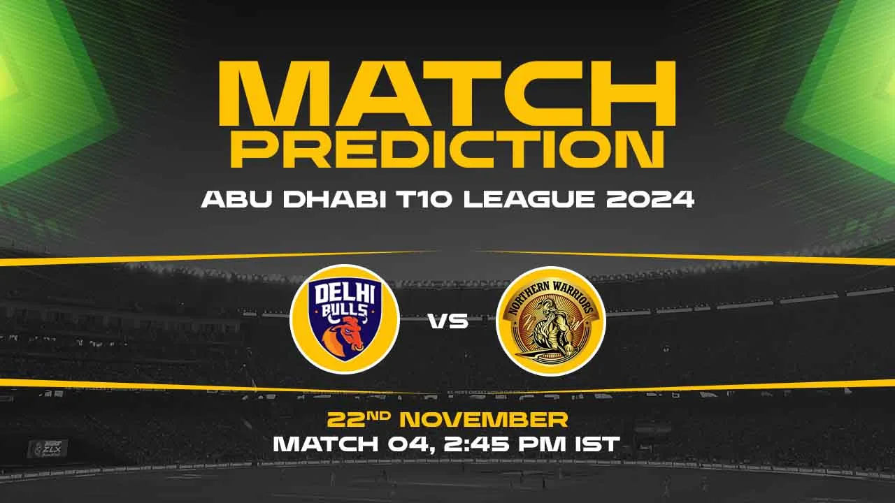 Abu Dhabi T10: 4th Match, DB vs NW, Match Prediction - Who Will Win Today?