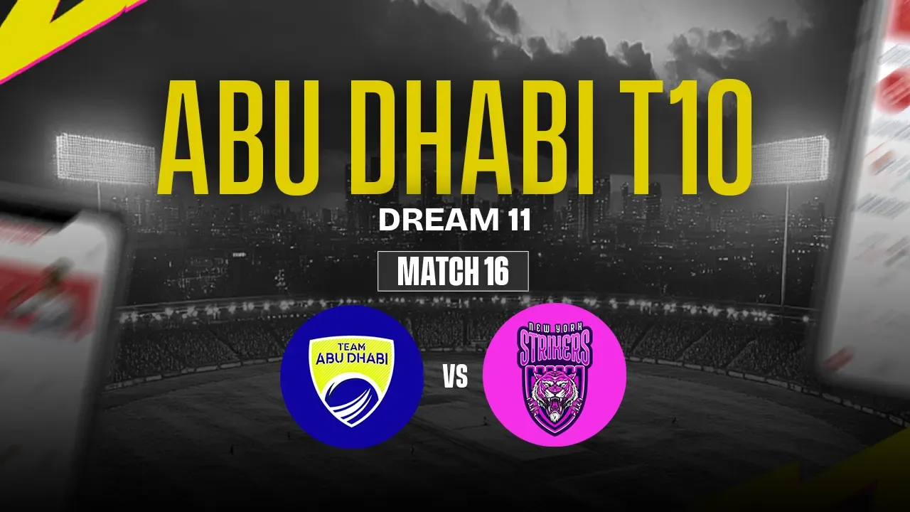 TAB vs NYS Dream11 Prediction, Team Abu Dhabi vs New York Strikers, 16th Match