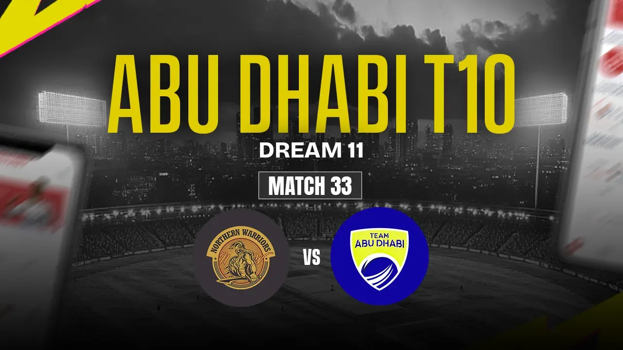 NW vs TAD Dream11 Prediction, Northern Warriors vs Ajman Bolts, 33rd Match