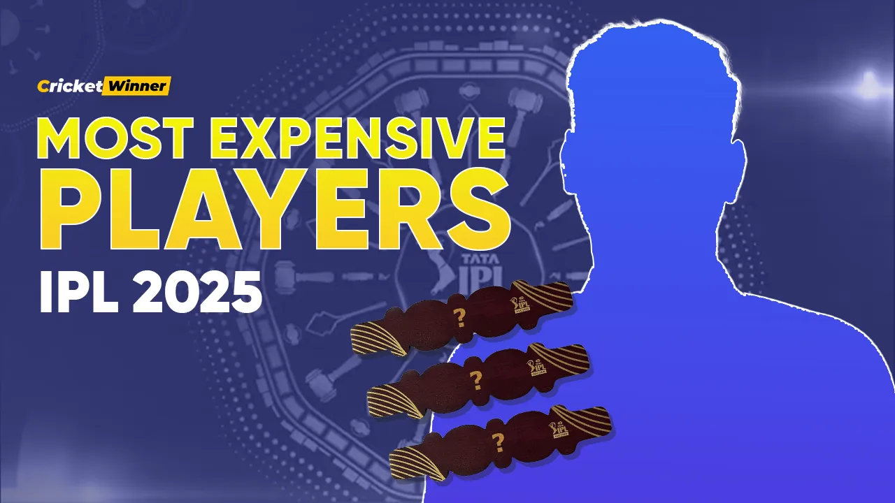 IPL 2025: Top 5 Most Expensive Players from the 2025 IPL Mega Auction